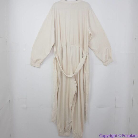 NEW Eloquii Corduroy Jumpsuit super soft, color cream, 24 - Picture 6 of 16